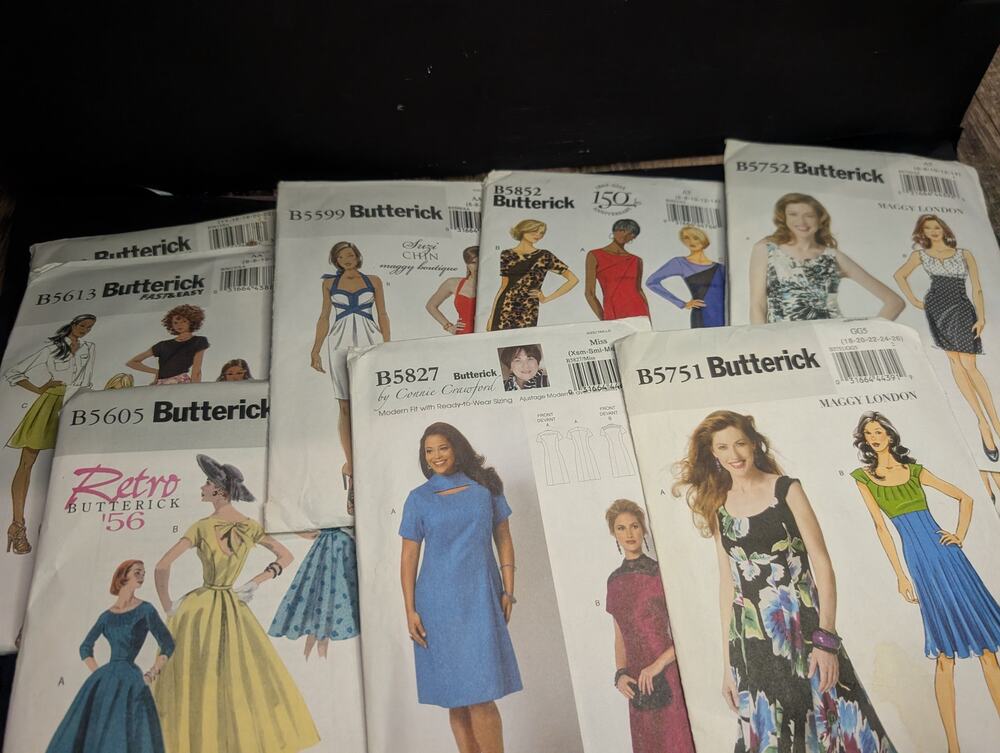 Lot of Butterick Patterns